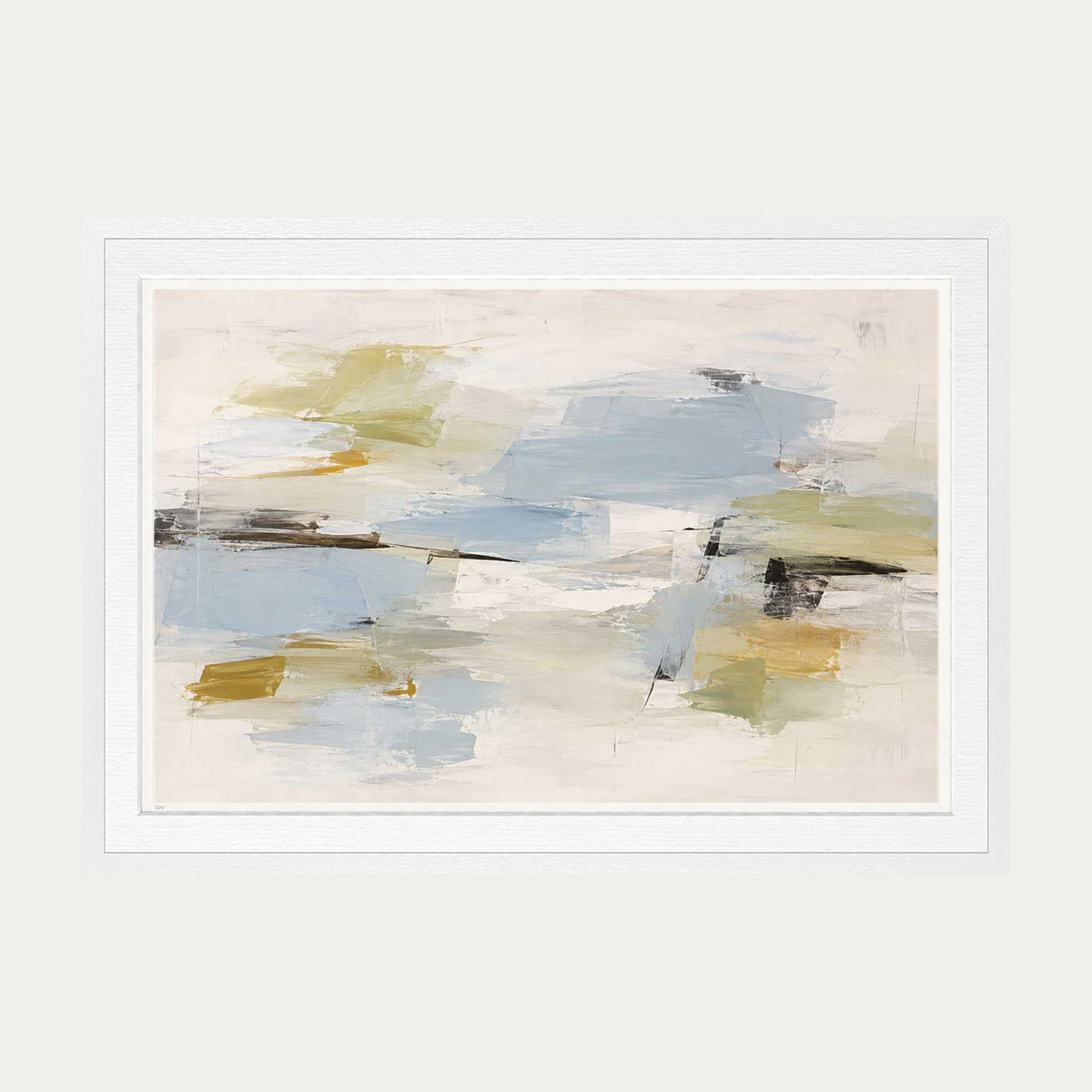 Waiting By The Pond | Limited Edition Print — White Frame