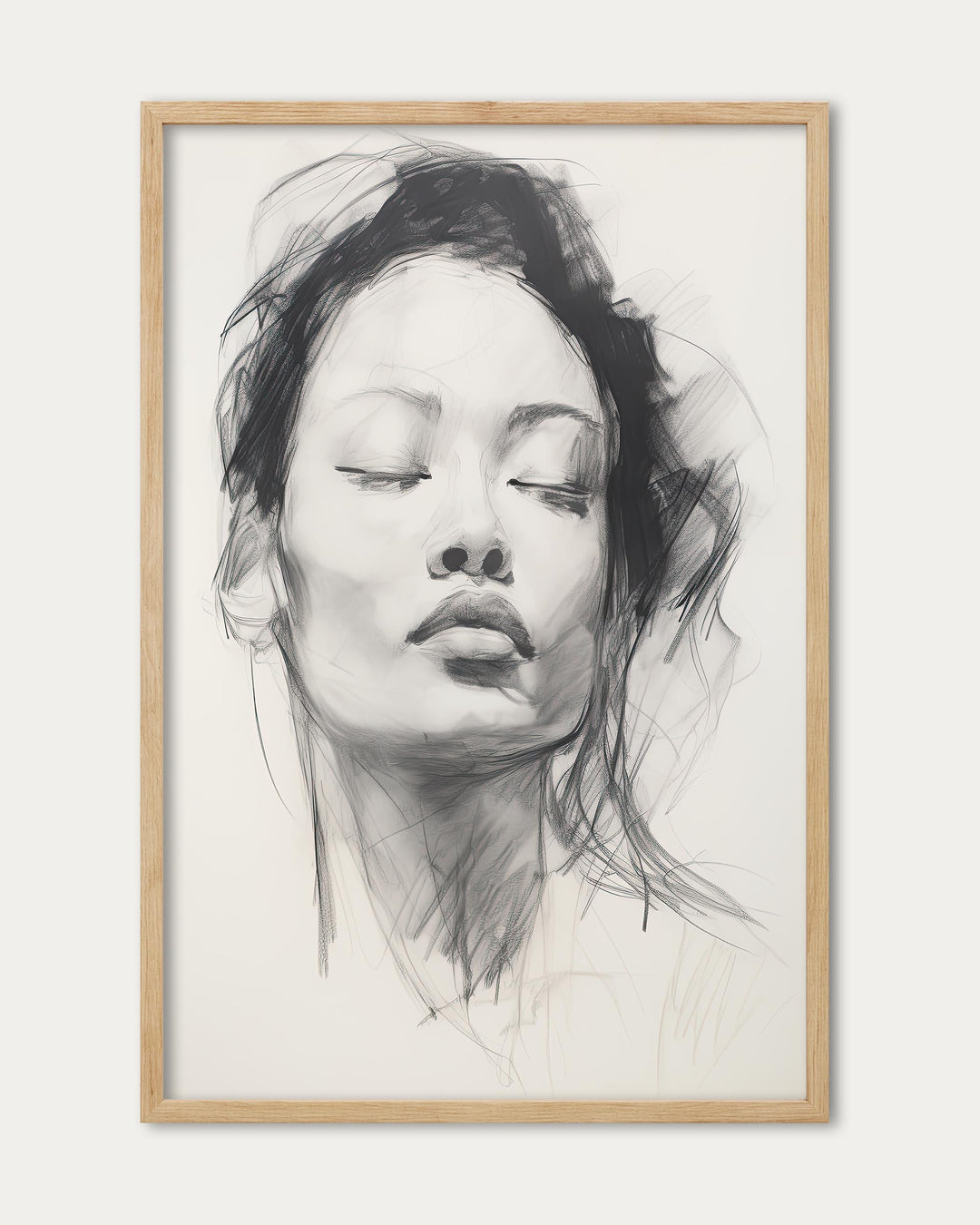 Lucille Pencil Drawing II Art Print