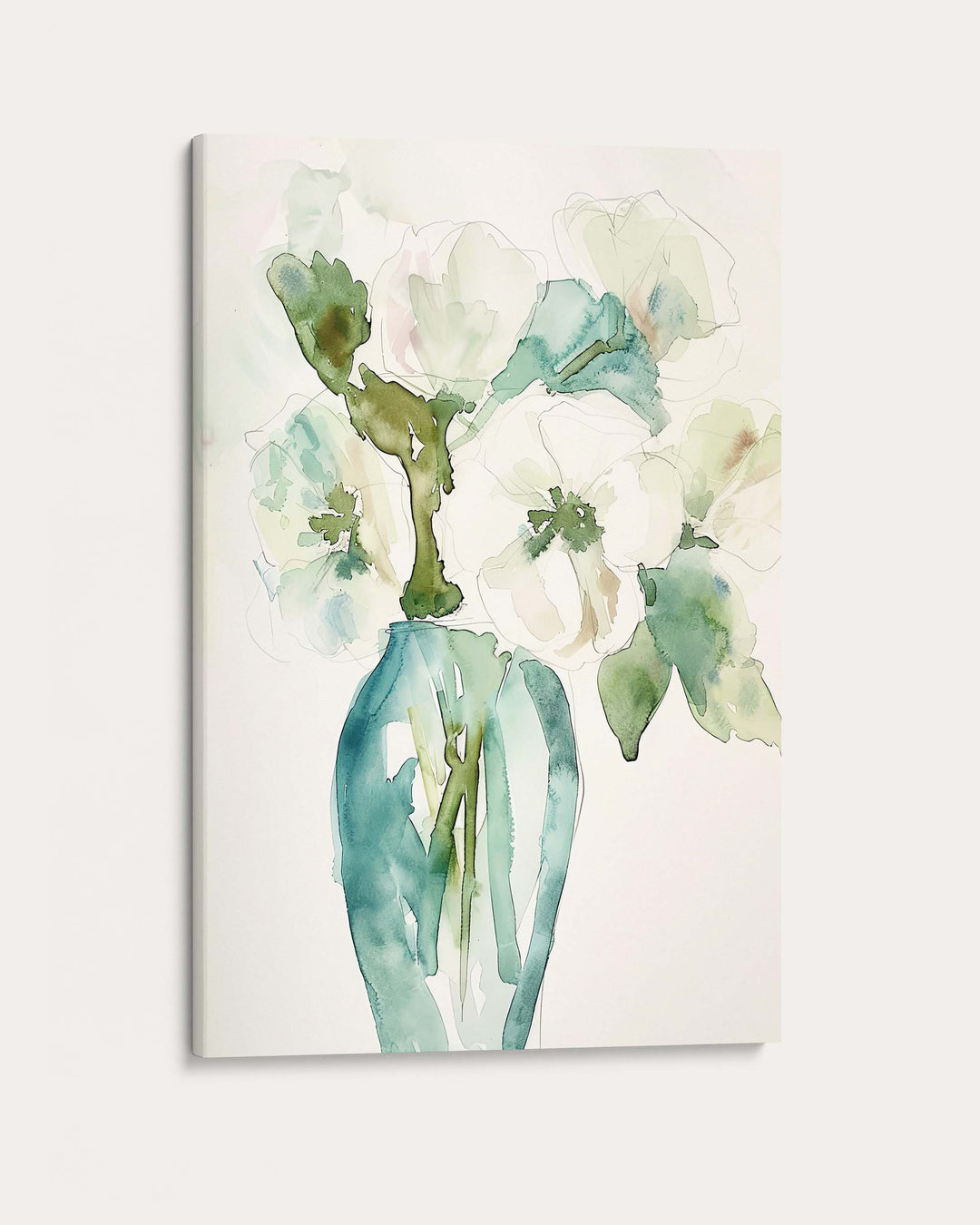 Watercolour Flowers Wall Art
