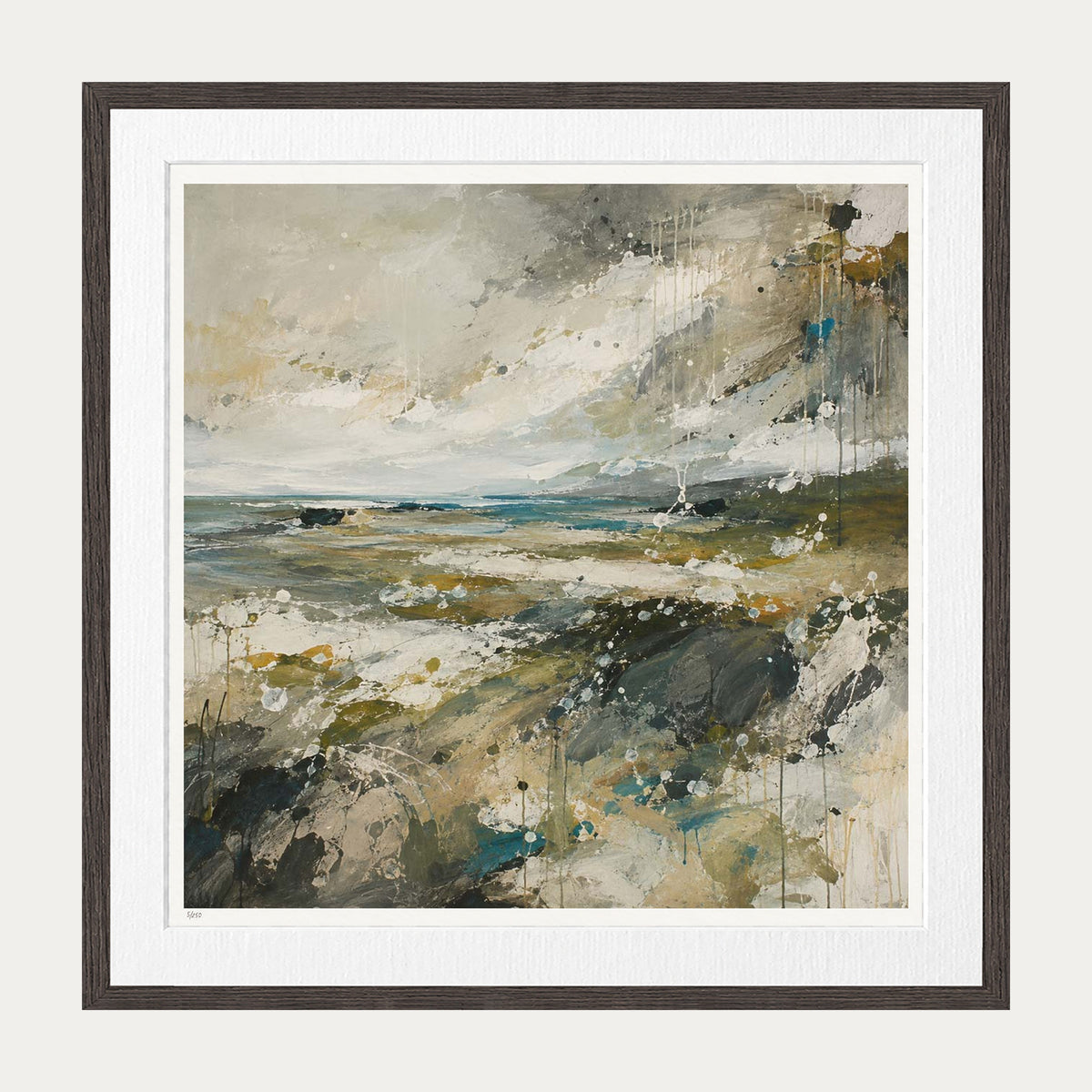 What I Saw | Limited Edition Print — Brown Frame