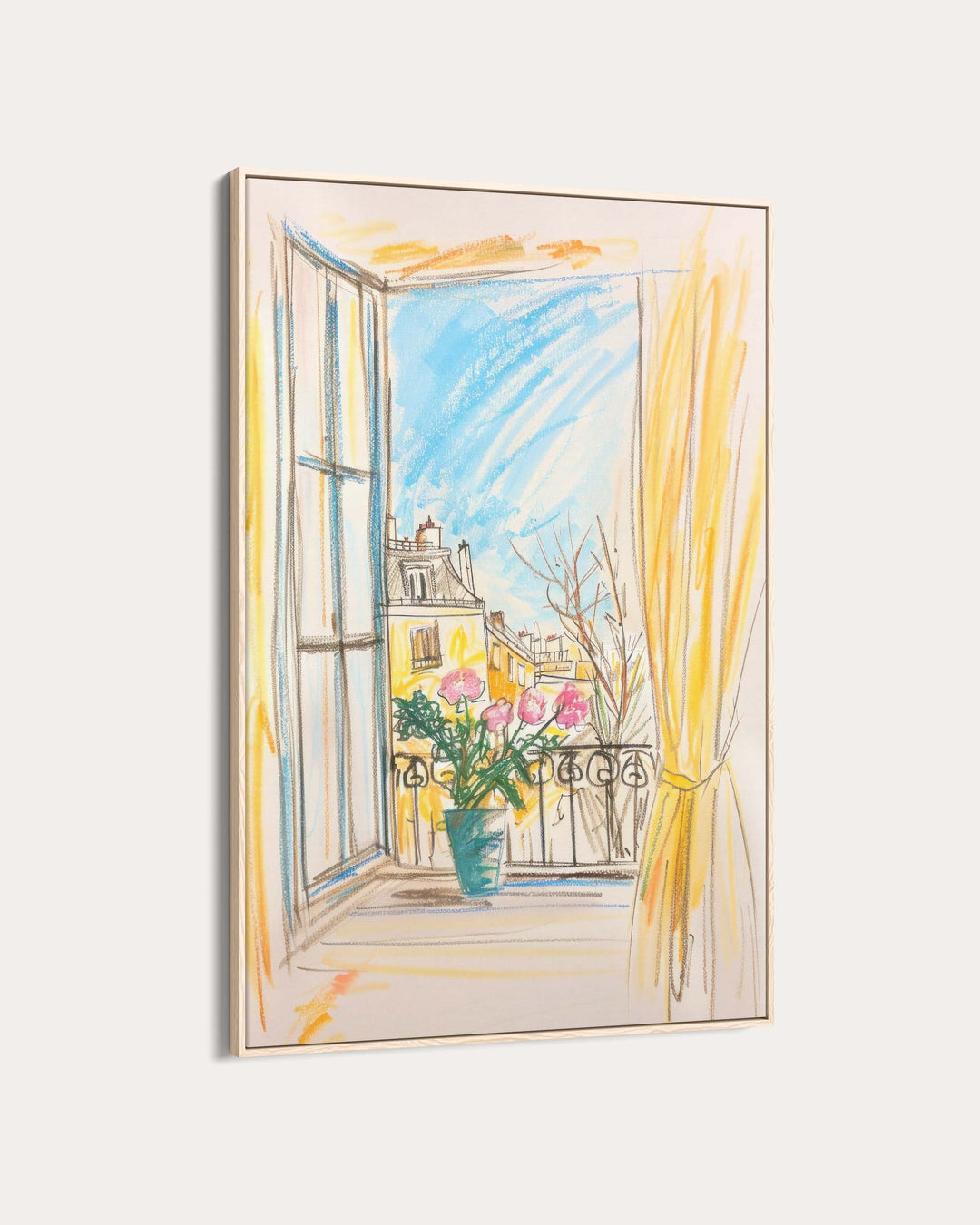 Window View Art Print
