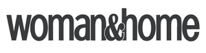 The logo for 'woman&home' in a dark gray sans-serif font on a solid white background.