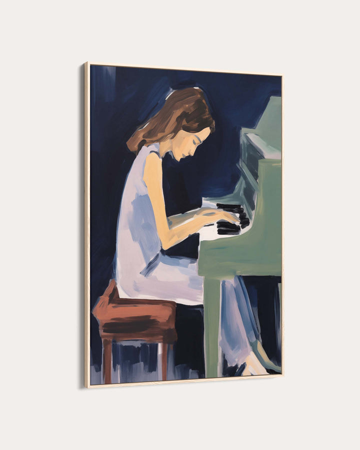 Piano Player Art Print