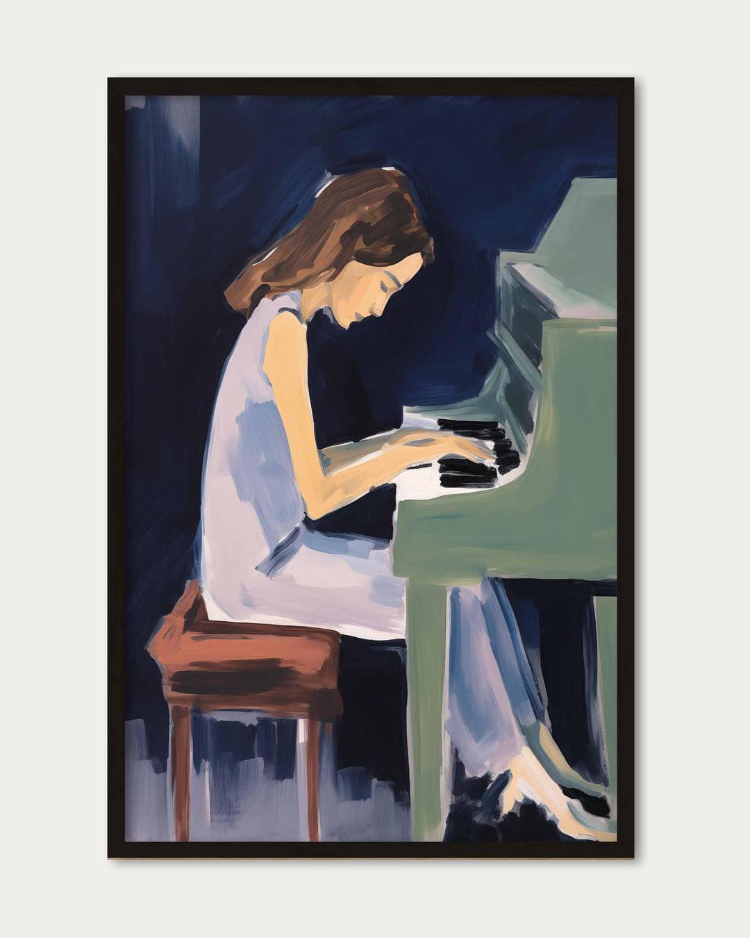Piano Player Art Print