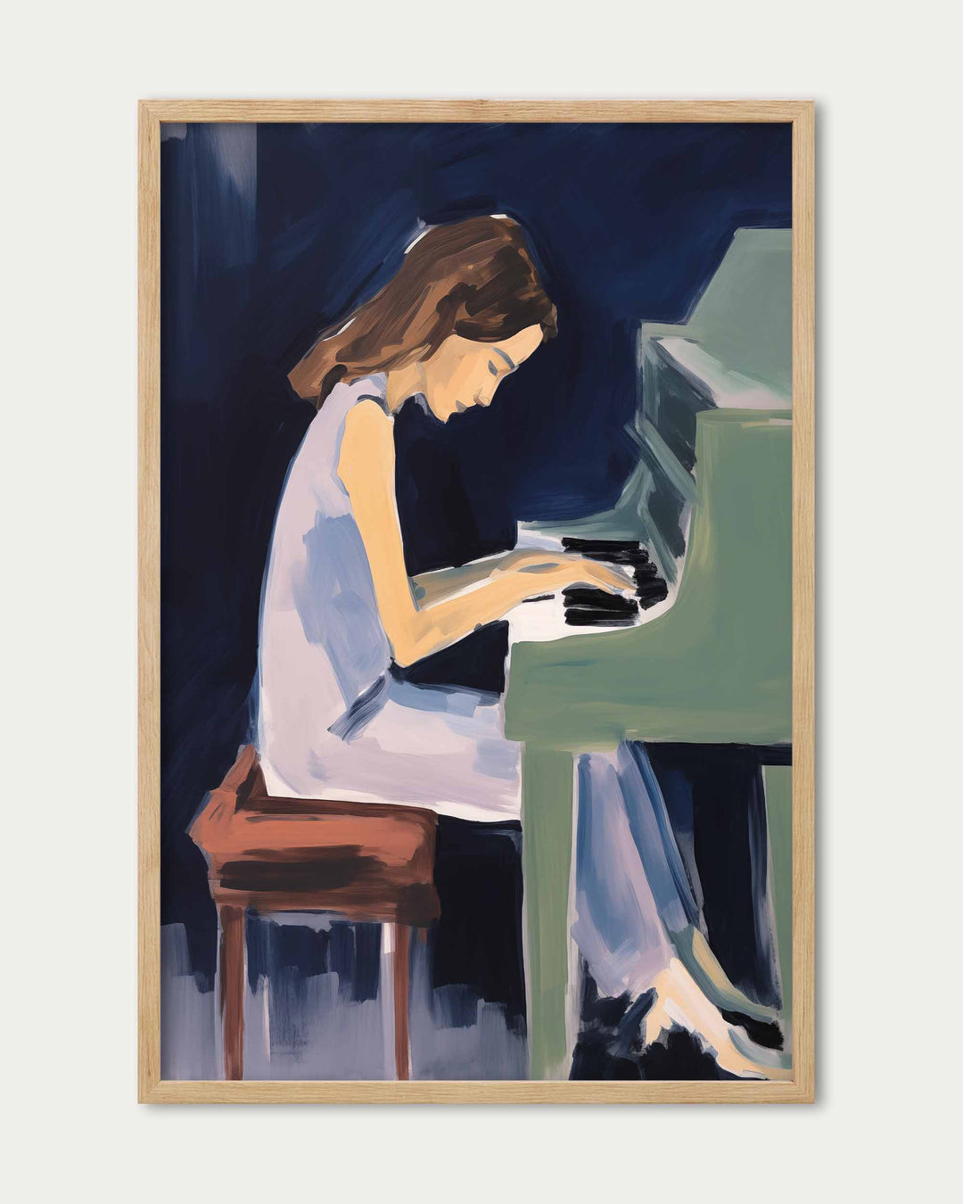 Piano Player Art Print
