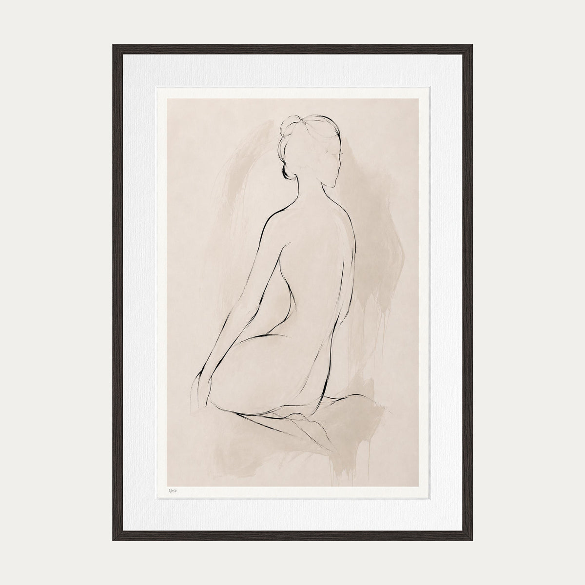 Wondering | Limited Edition Print — Brown Frame