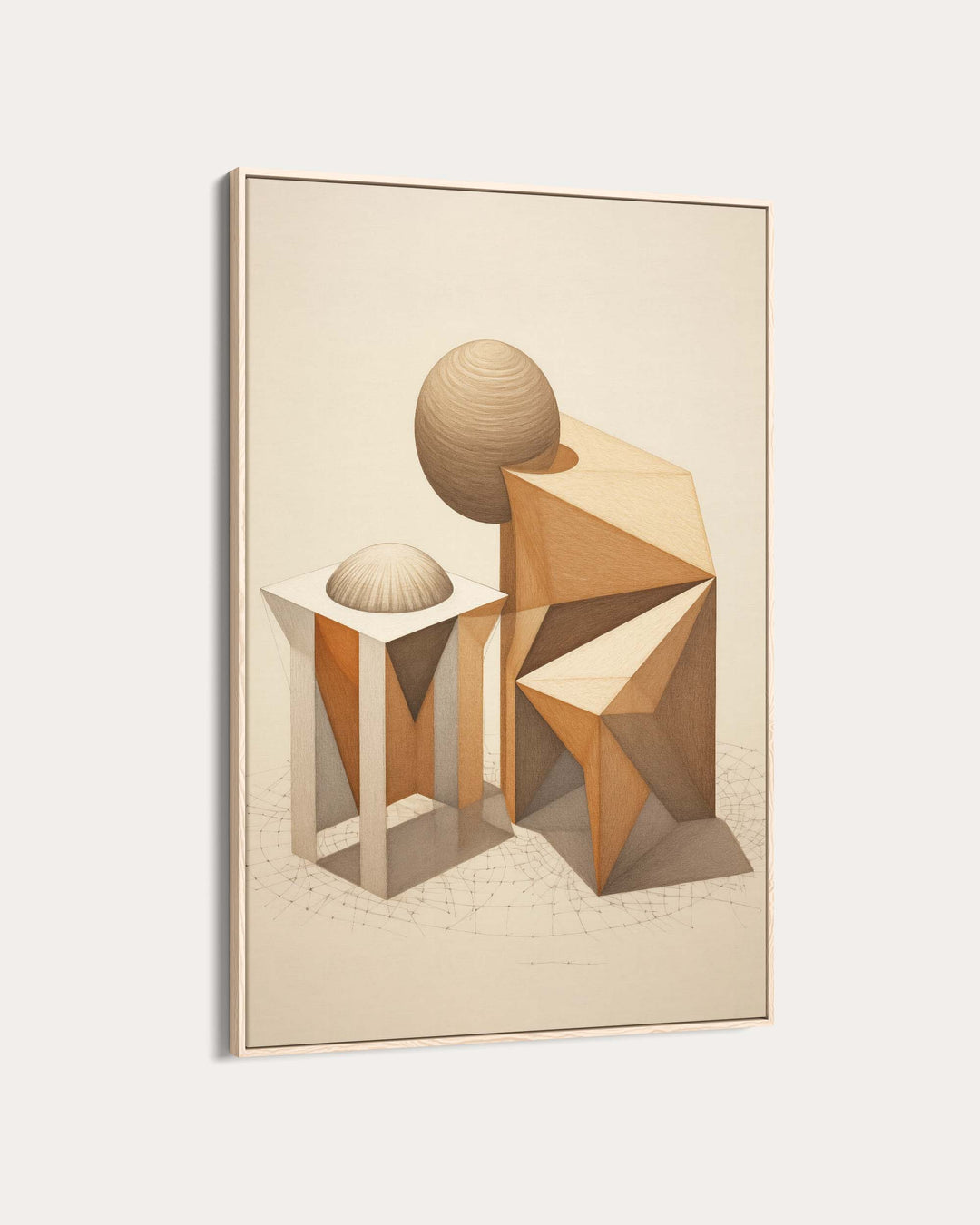 Cubic Figure Art Print