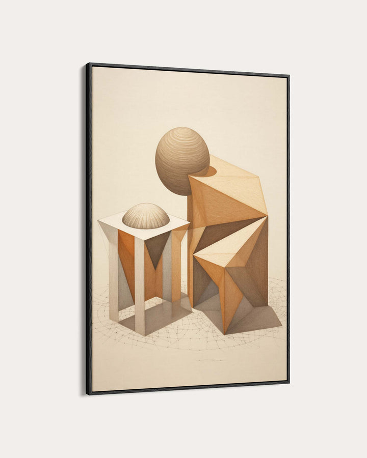 Cubic Figure Art Print