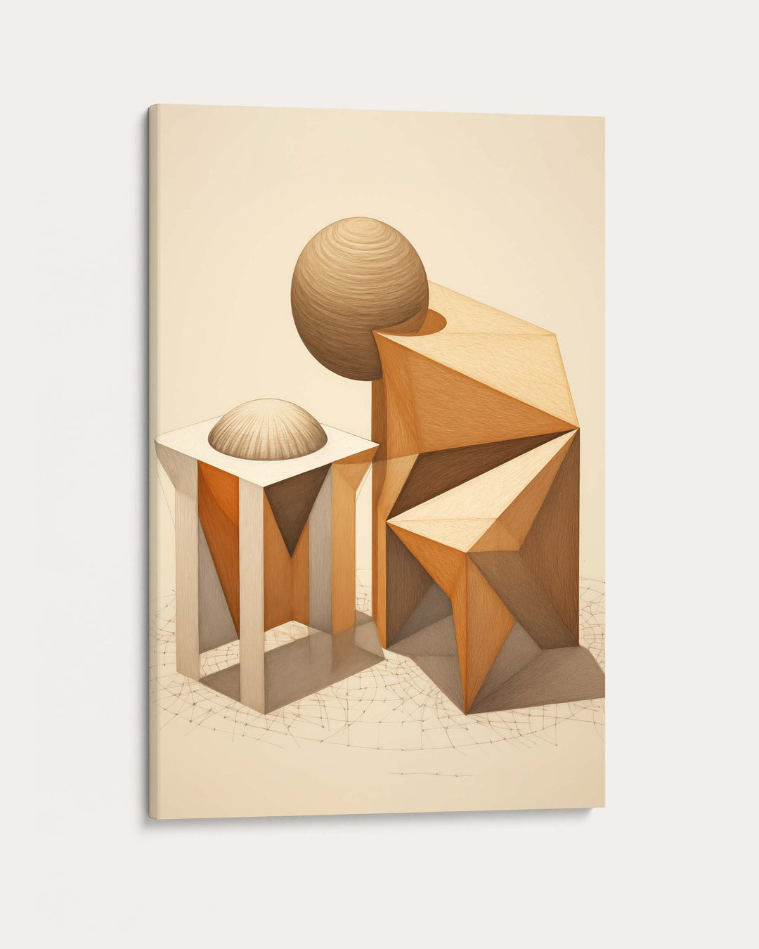 Cubic Figure Art Print