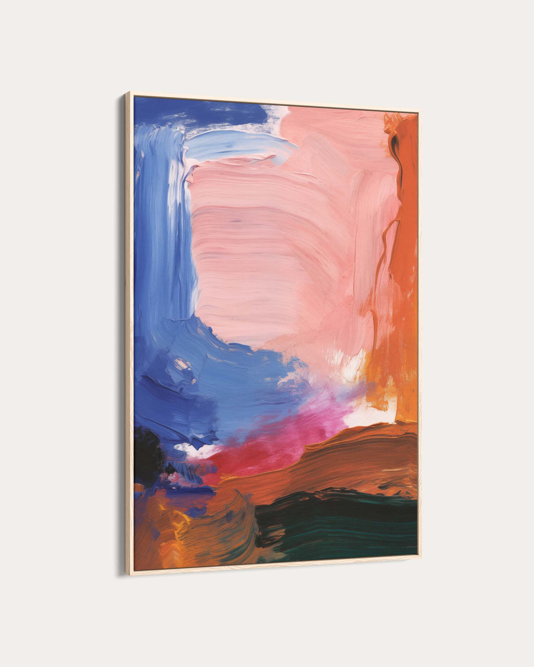 Vivid Abstract Colour Art Print