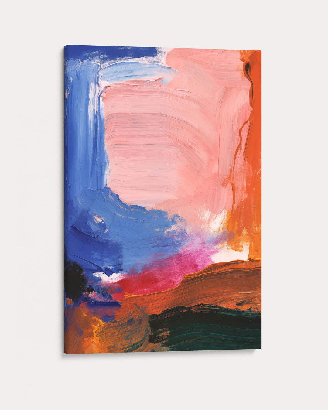 Vivid Abstract Colour Art Print