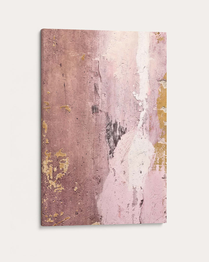 Rusty Pink Texture Wall Art Print