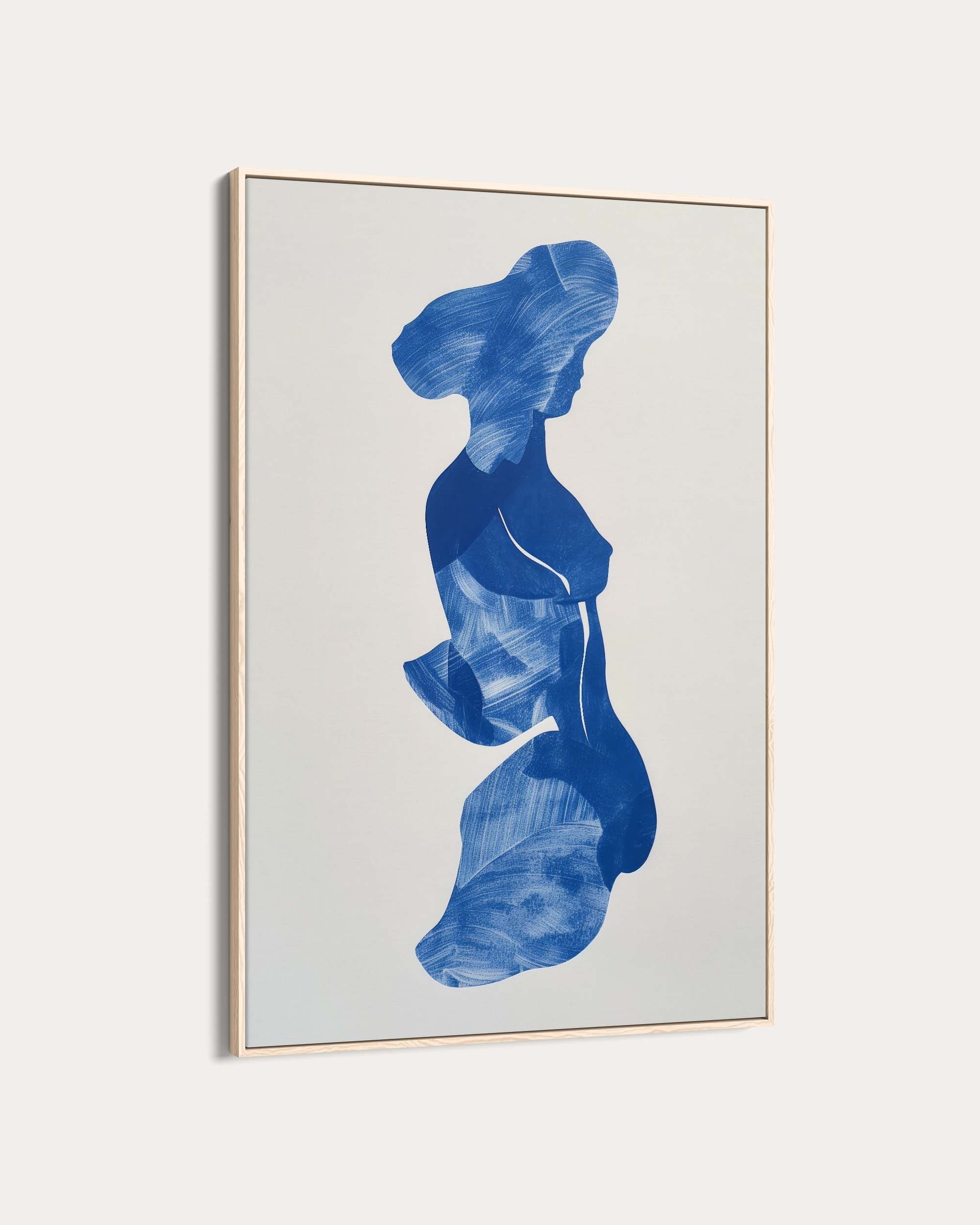 Blue Abstract Wall Art Print