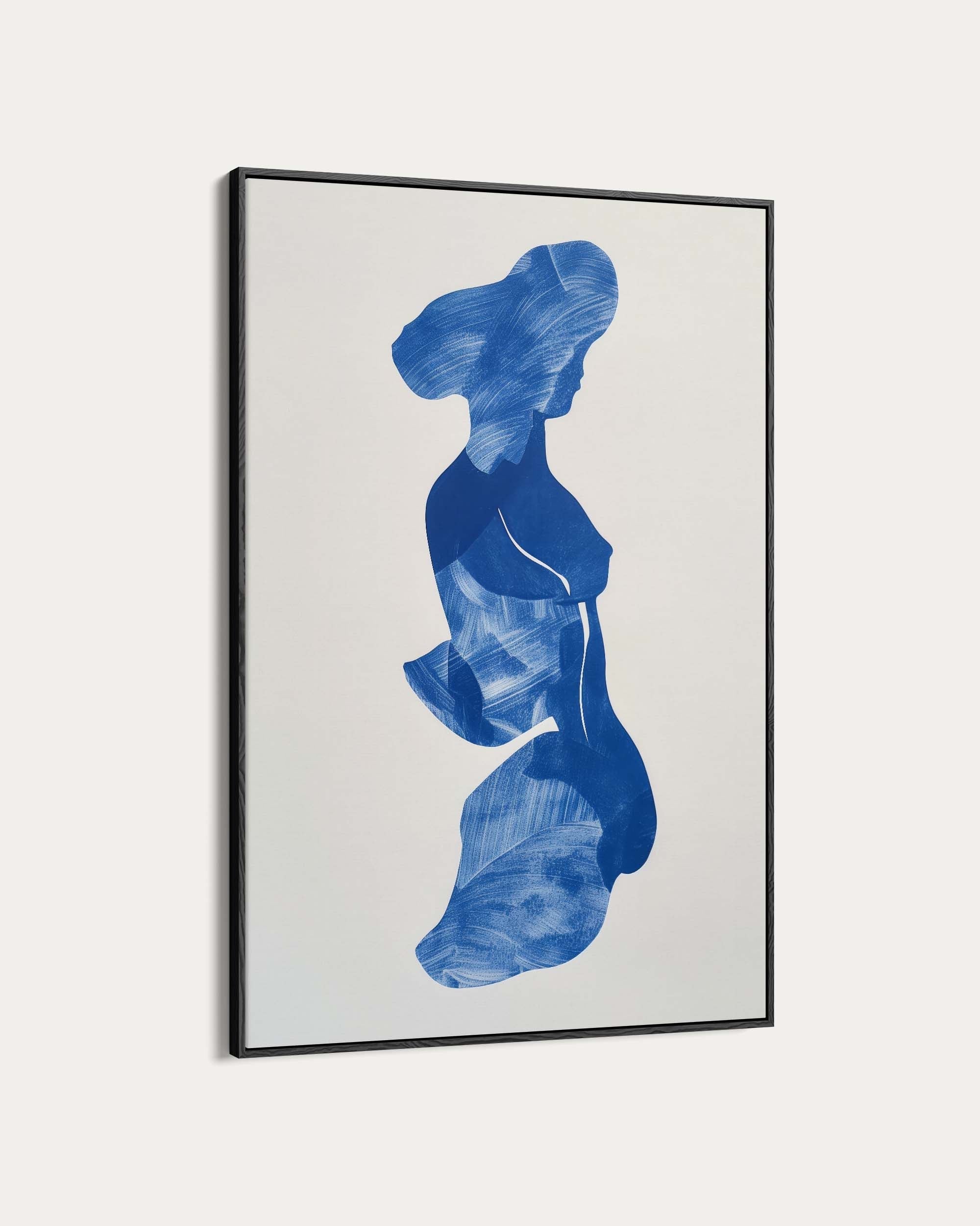 Blue Abstract Wall Art Print