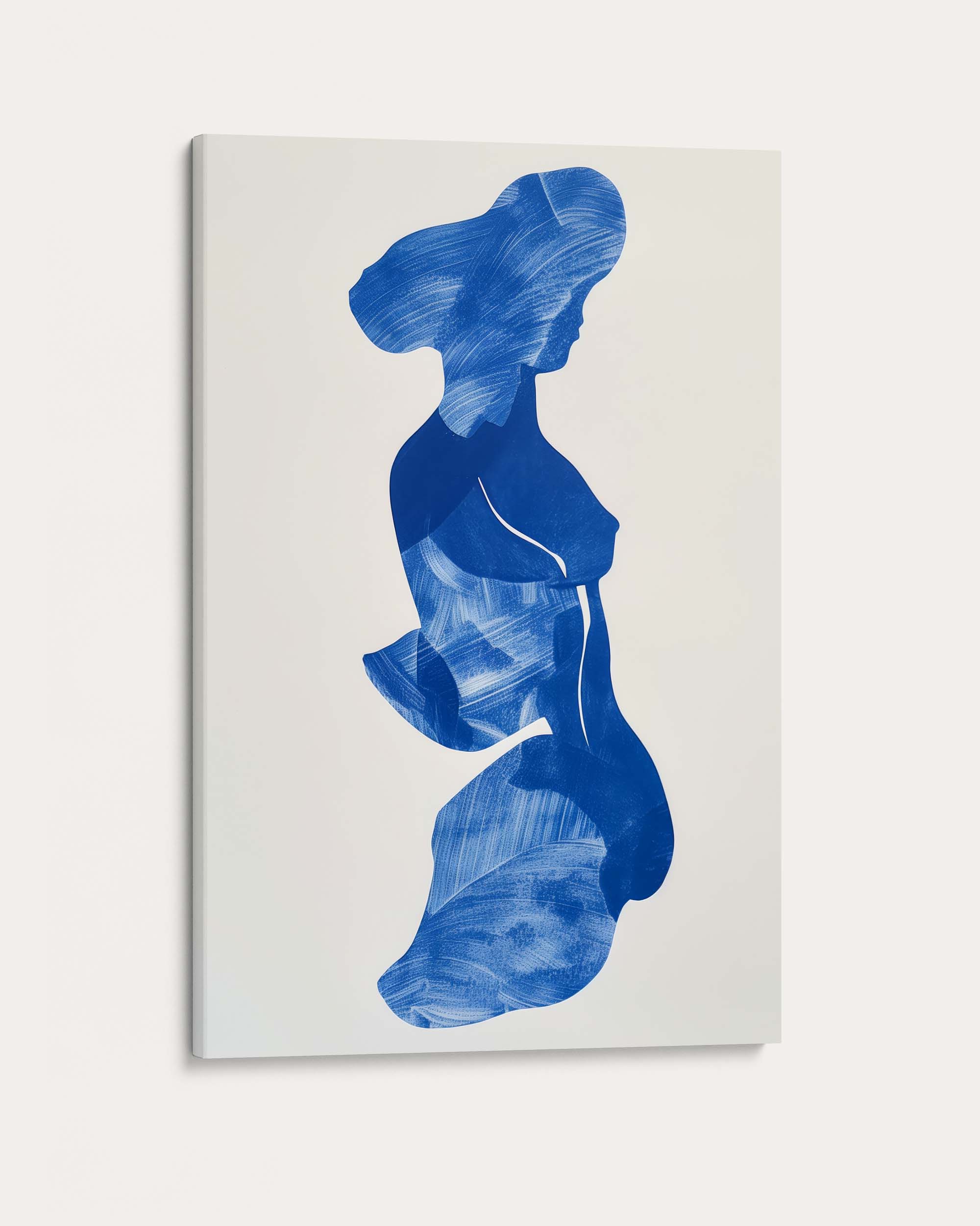 Blue Abstract Wall Art Print