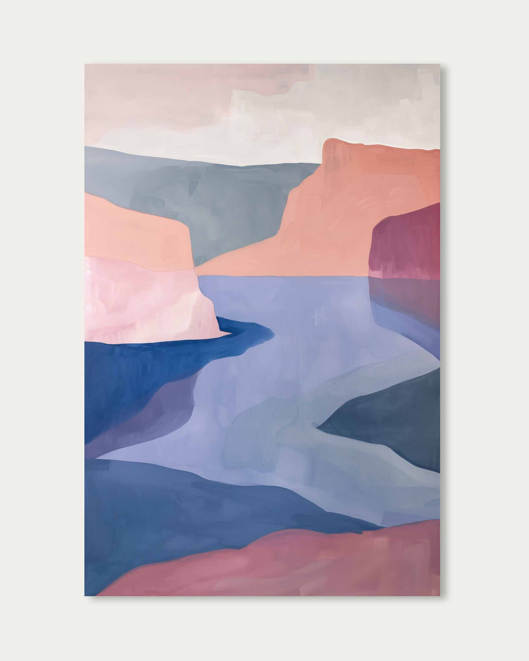 Shaded Lake Wall Art Print