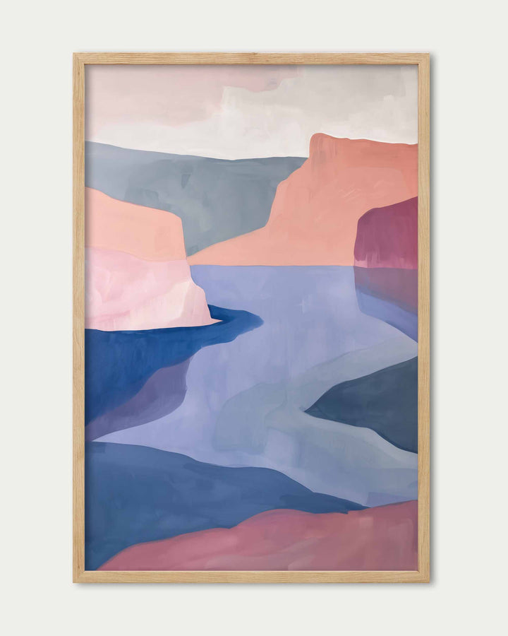 Shaded Lake Wall Art Print