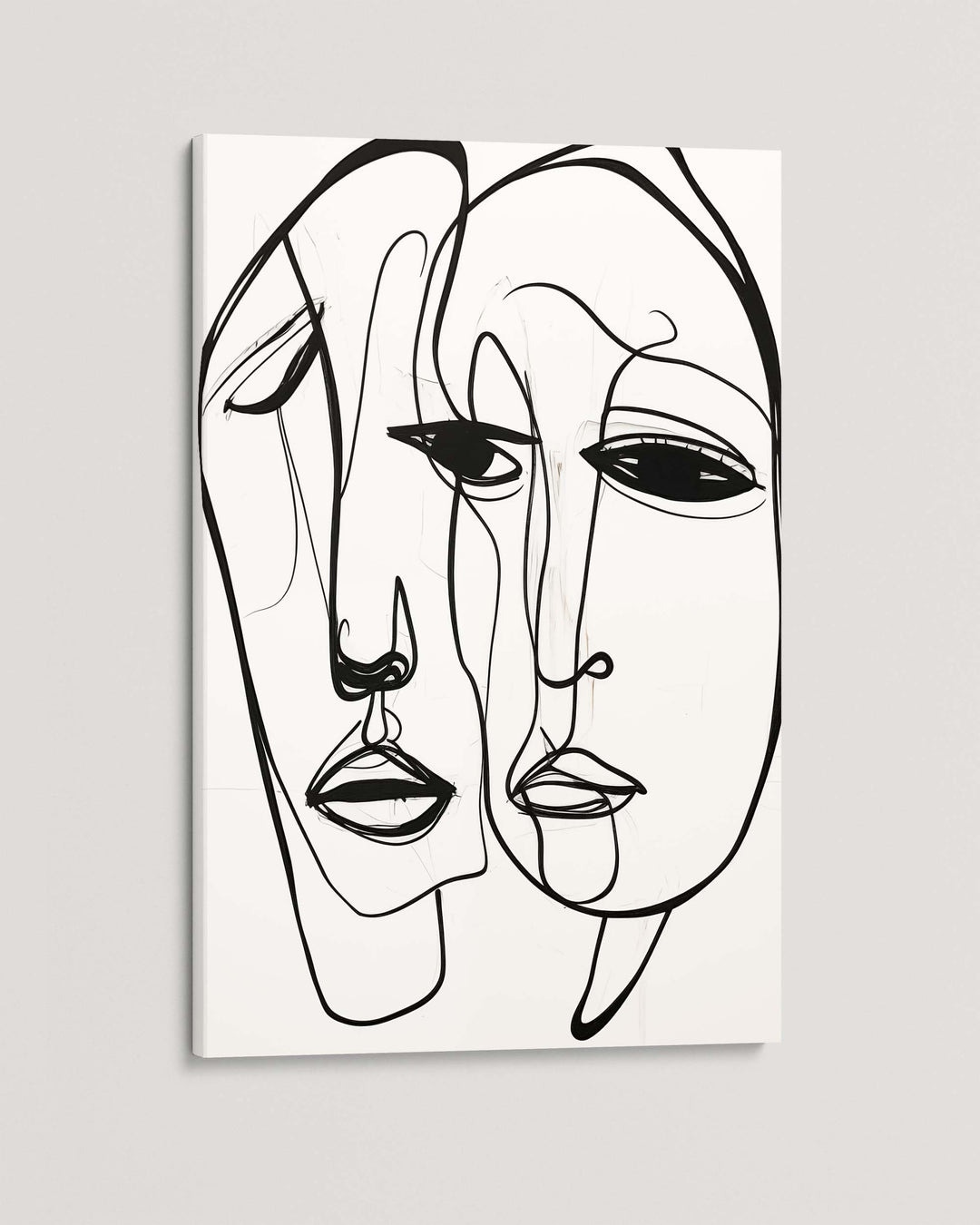 A Pair Of Faces Art Print