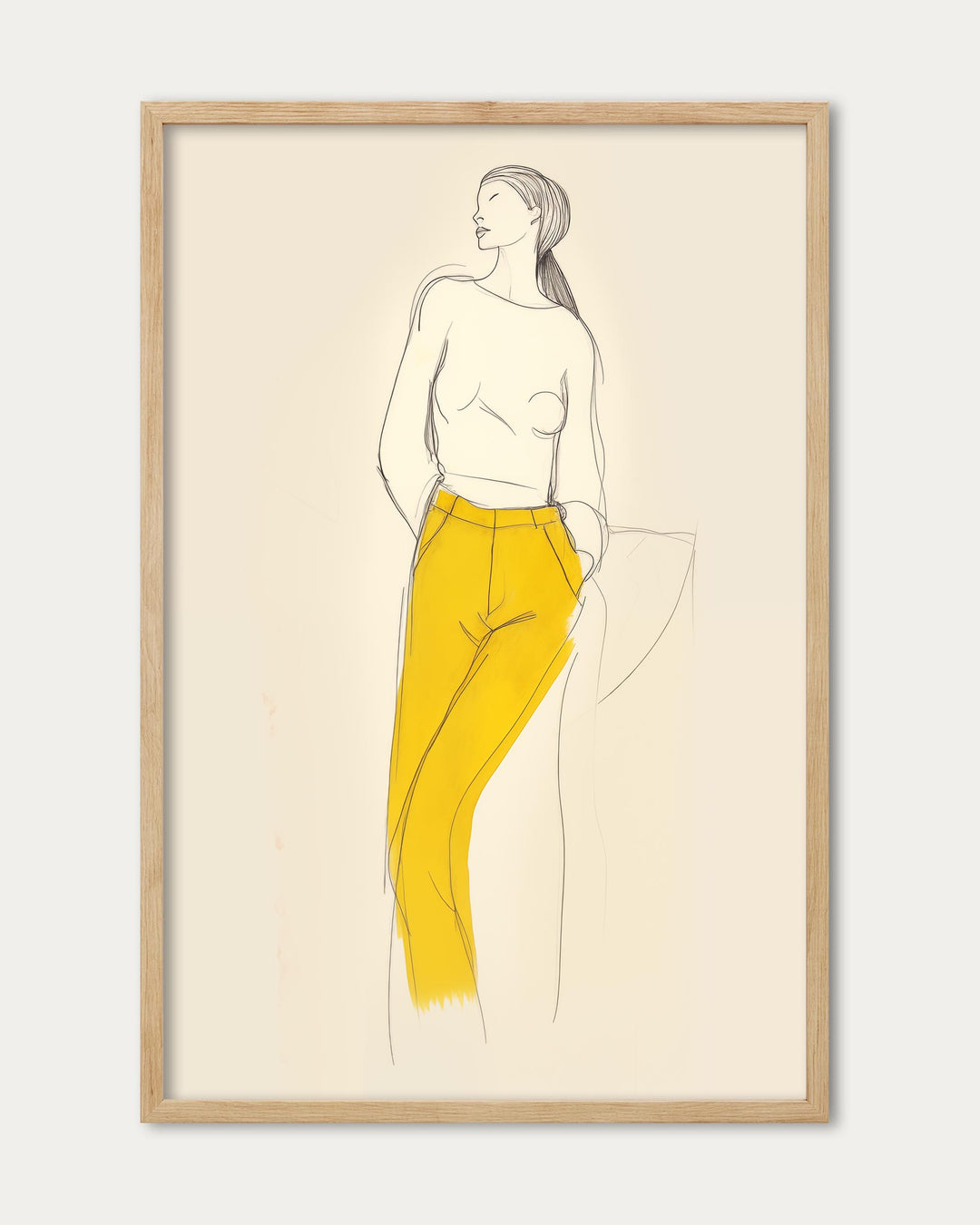 Sketch Study Art Print