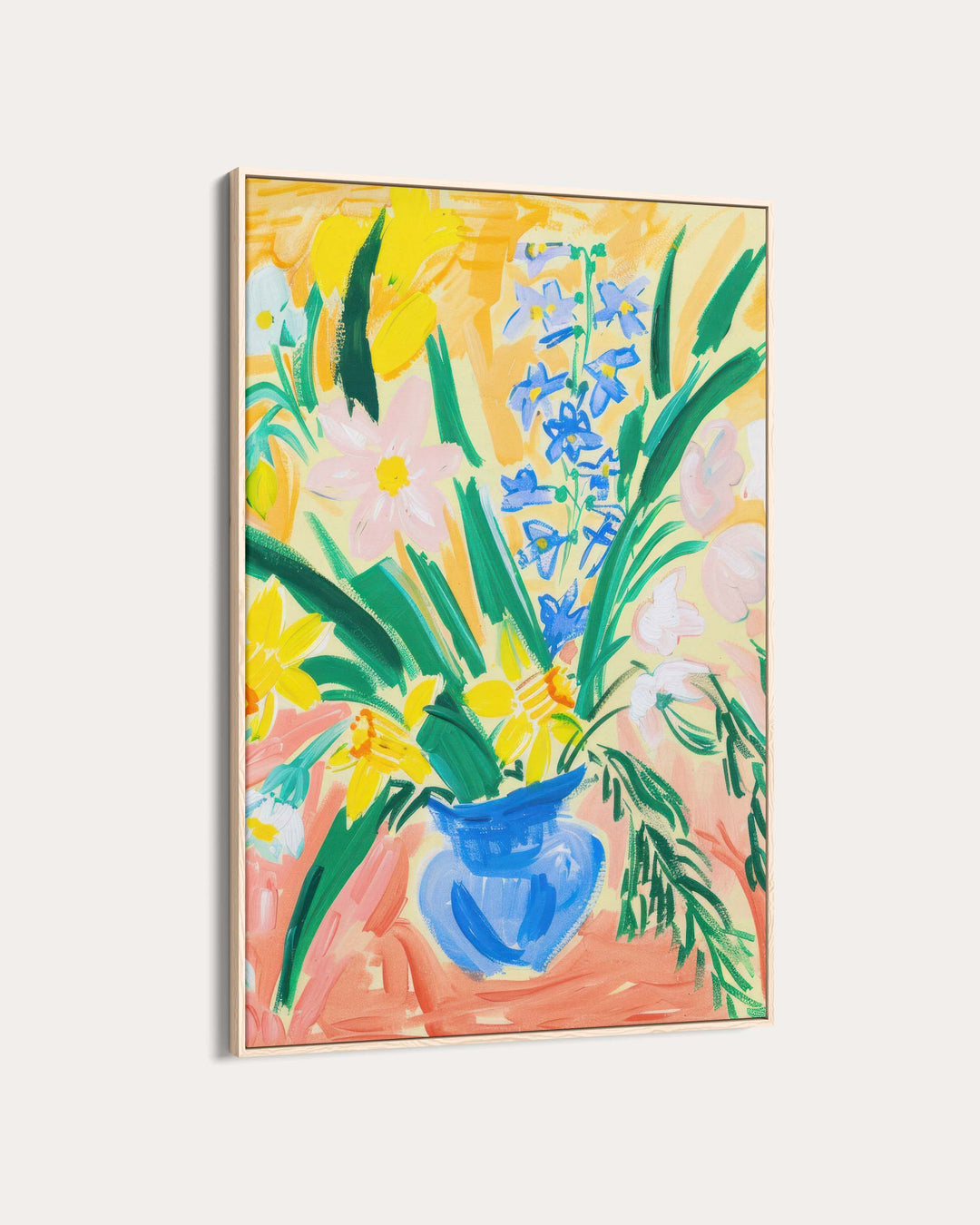 Abstract Flowers Wall Art