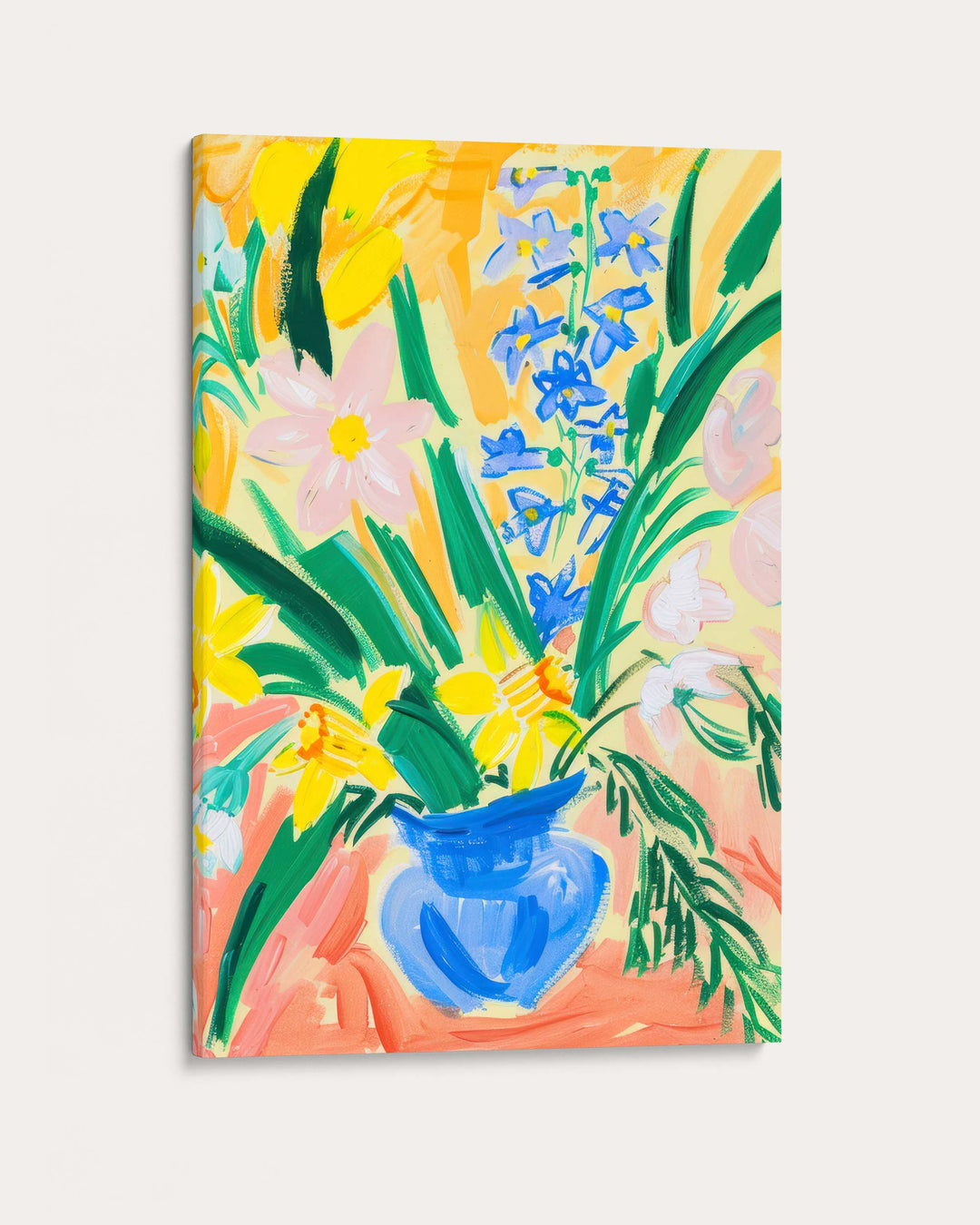 Abstract Flowers Wall Art