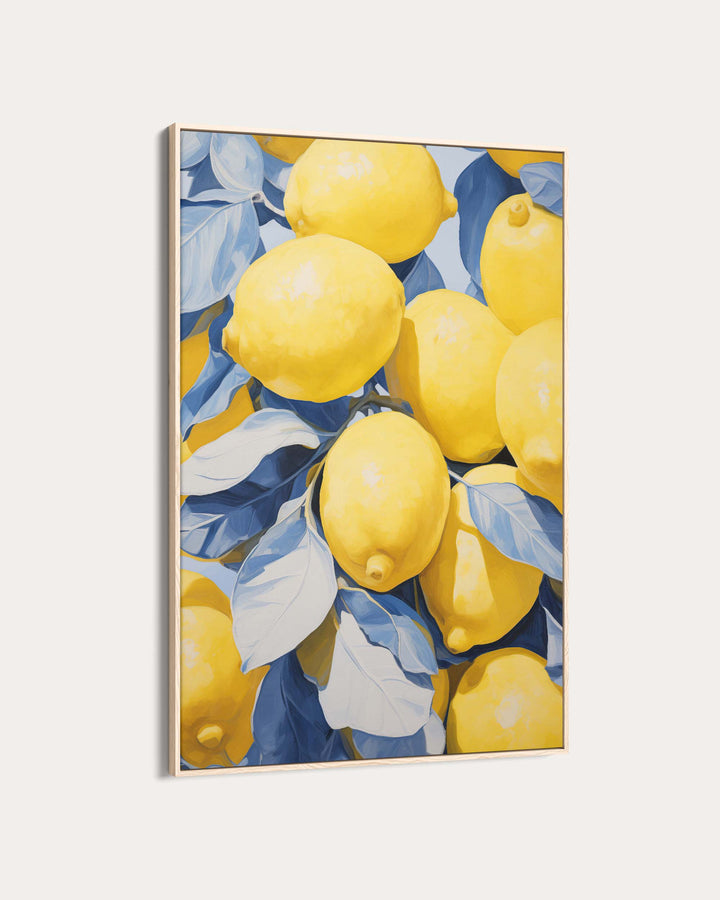Pure Yellow Wall Art Print