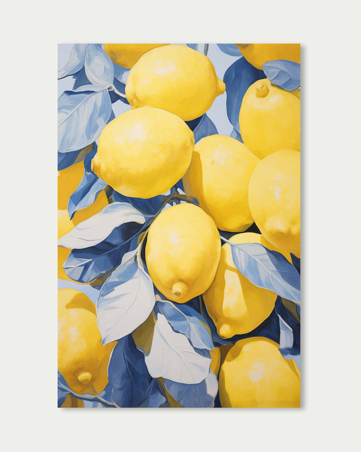 Pure Yellow Wall Art Print