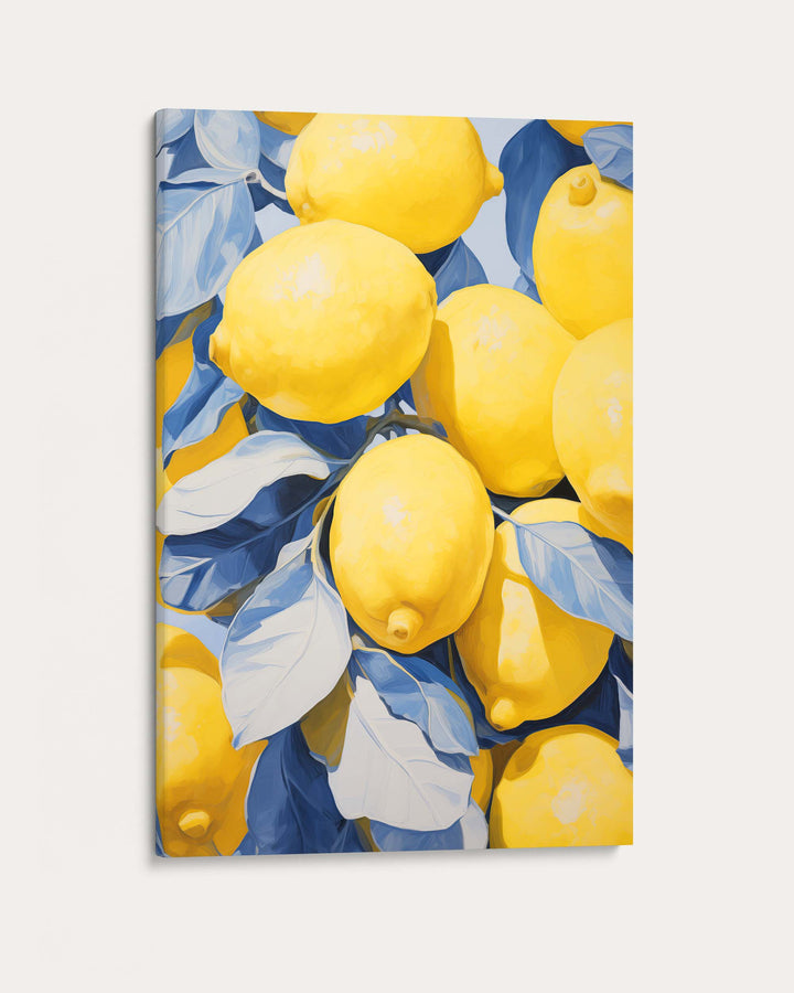 Pure Yellow Wall Art Print