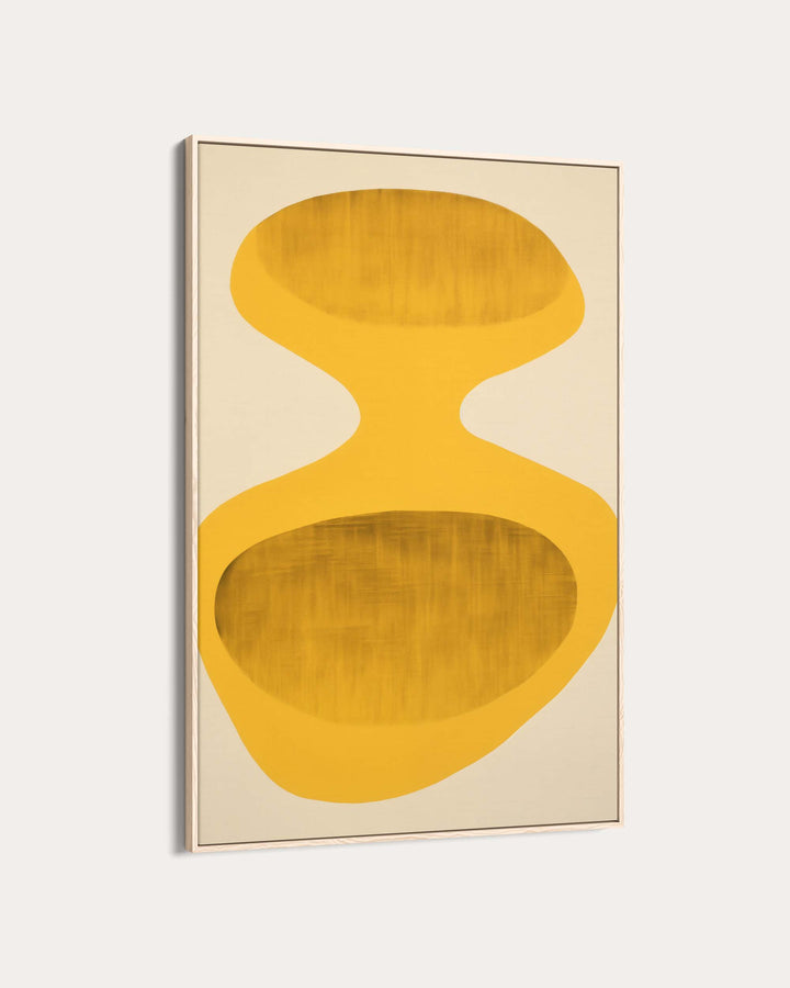 Retro Yellow Art Print