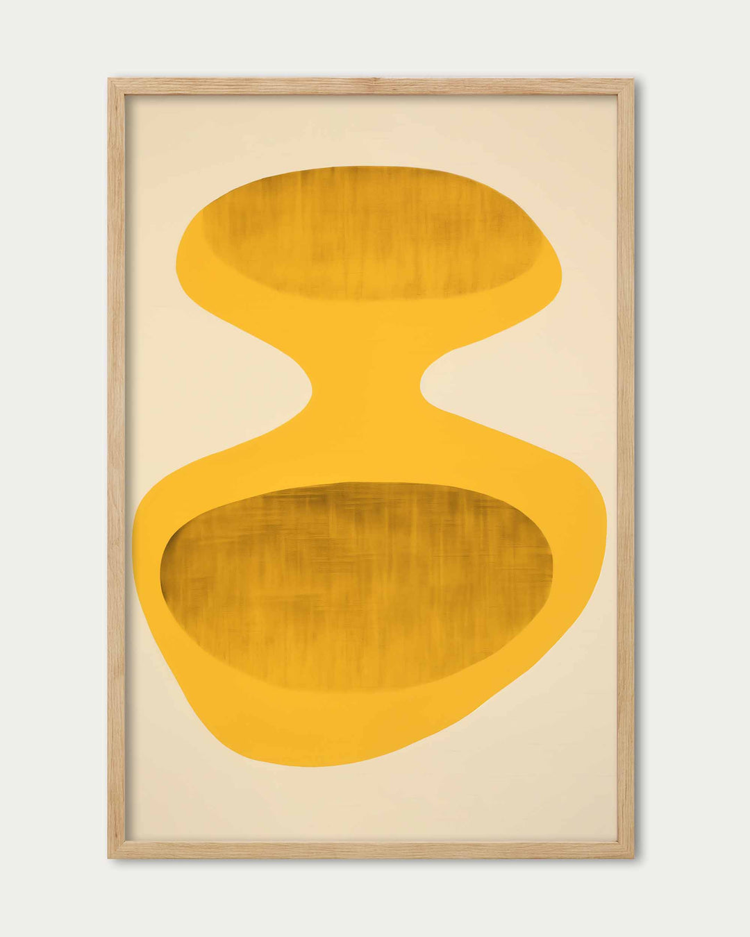 Retro Yellow Art Print