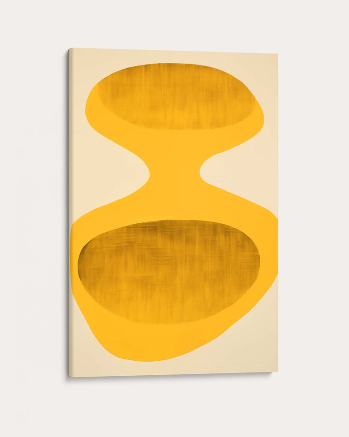 Retro Yellow Art Print