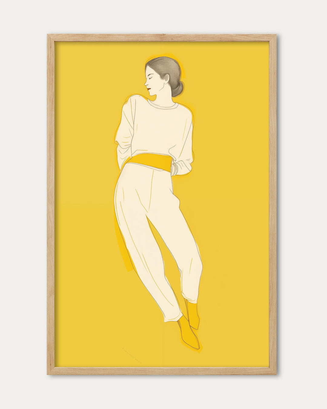 Pose Study I Art Print